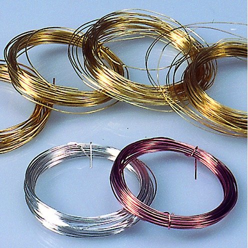 Koppartråd 0,80 mm - silverpläterad 6 m Koppartråd 0,80 mm - silverpläterad 6 m
