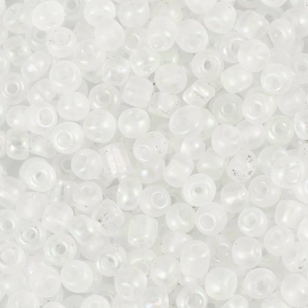 Rocaillepärlor 4 mm Kristall 25 g Rocaillepärlor 4 mm Kristall 25 g