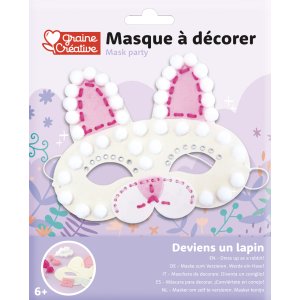 Sett med filtmasker av kanin Sett med filtmasker av kanin