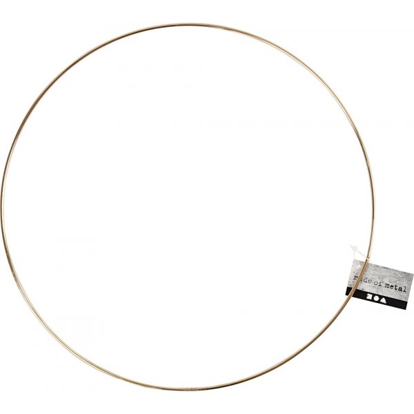 Metallring - guld - Ø30 cm Metallring - guld - Ø30 cm