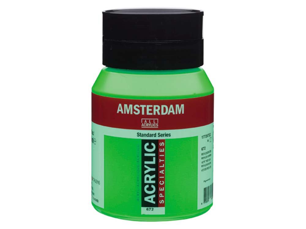 Amsterdam Akryl 500 ml - Reflex Grøn - Akrylfarver, Kunstnerfarver
