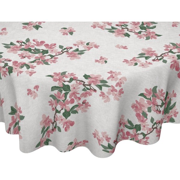 Vaxduk rund - Elsie rosa