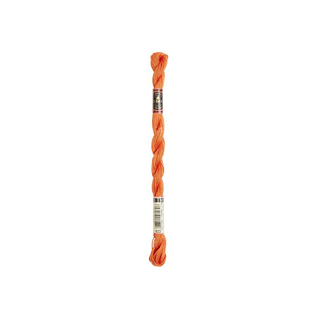 DMC Pearl Cotton Art. 115/5, 922 Light Copper - Broderigarn, Garn, Sticka & virka