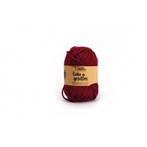 Amigurumi-garn i bomull, bordeaux, 27 g Amigurumi-garn i bomull, bordeaux, 27 g