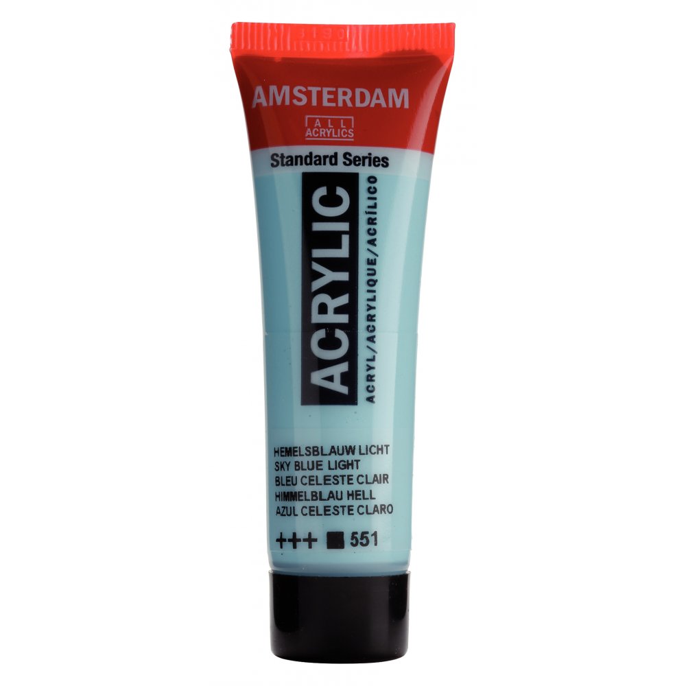 Akrylmaling Amsterdam 20 ml - Sky Blue Lt - Akrylfarver, Kunstnerfarver