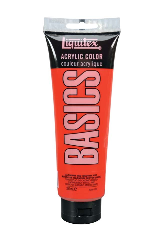 Akrylfärg Liquitex 250 ml - 151 Cadmium Red Medium Hue - Akrylfärger, Konstnärsfärger