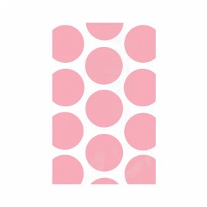 Godispse med rosa prickar - 10 st