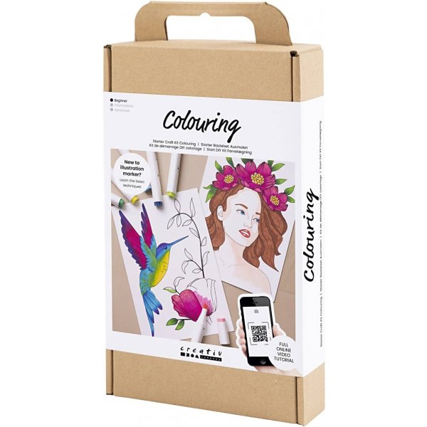 Start DIY Kit Färgläggning - Ritpenna Start DIY Kit Färgläggning - Ritpenna