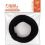 Chenille 8 mm svart, 1 meter Chenille 8 mm svart, 1 meter