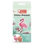 Diamond mosaic-kit med flamingo sticker 10 cm Diamond mosaic-kit med flamingo sticker 10 cm