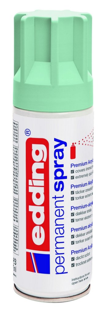 Edding Spray 200 ml - Mellow Mint - Spraydåser, Spraymaling, Hobbyfarve