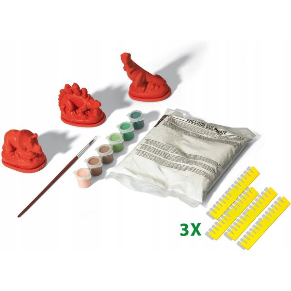 Gjut och m�la dinosaurier