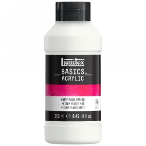 Akrylmedium - Liquitex Basics Additives - 250ml - Flaska Matte Fluid Medium