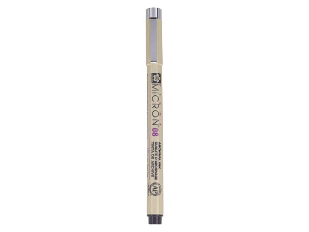 Pigma Micron (08) Black - 0,5 mm - Fineliners, Penne, Penne, kridt & tusch