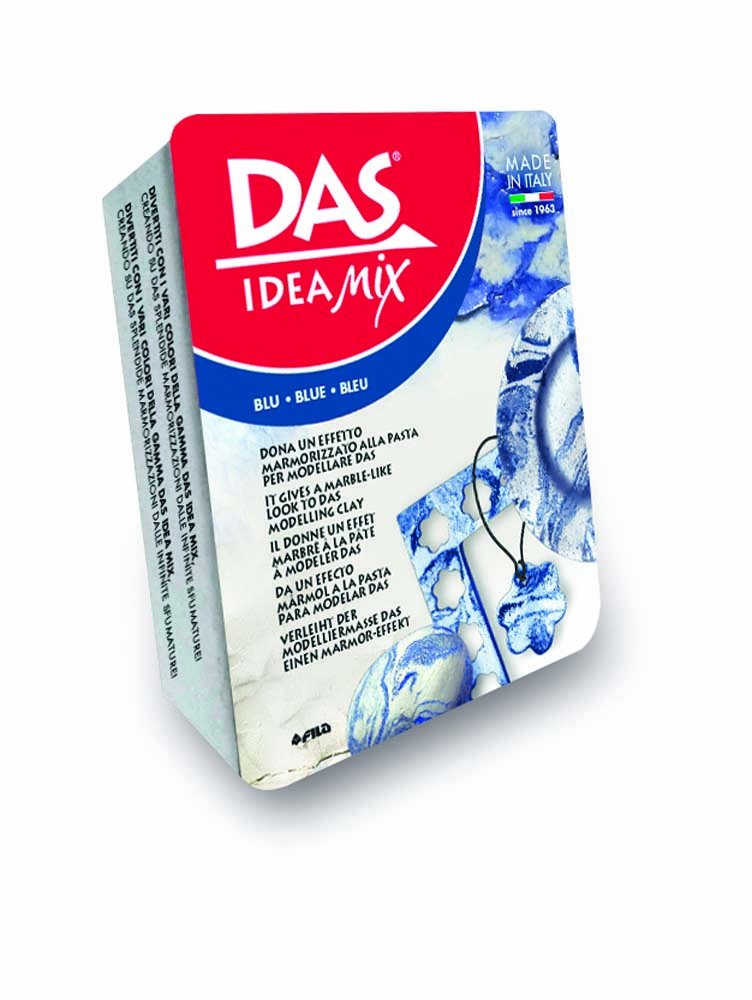 DAS Idea Mix 100g - Blå - Lufttorkande modellera, Modellera, Pyssel för barn, Hobbymaterial, Pyssla