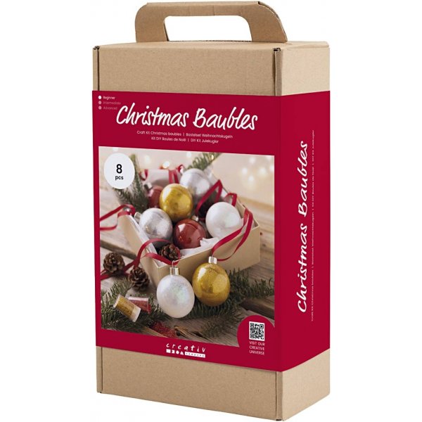 DIY Kit Julgranskulor - Glitter DIY Kit Julgranskulor - Glitter