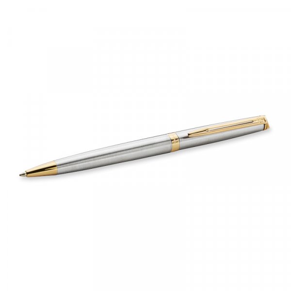 Kulspetspenna Waterman Hémisphère - Rostfritt stål Gold Trim - Medium Blå Kulspetspenna Waterman Hémisphère - Rostfritt stål Gold Trim - Medium Blå