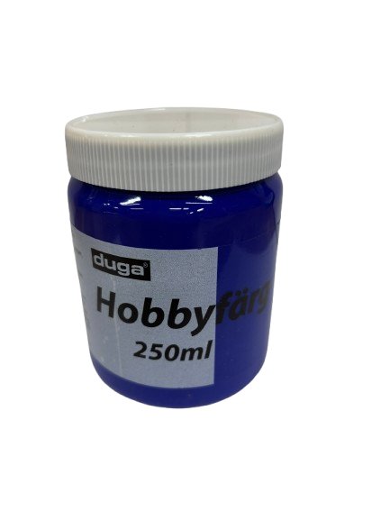 F�rg Hobby akryl 250ml -M�rkbl�