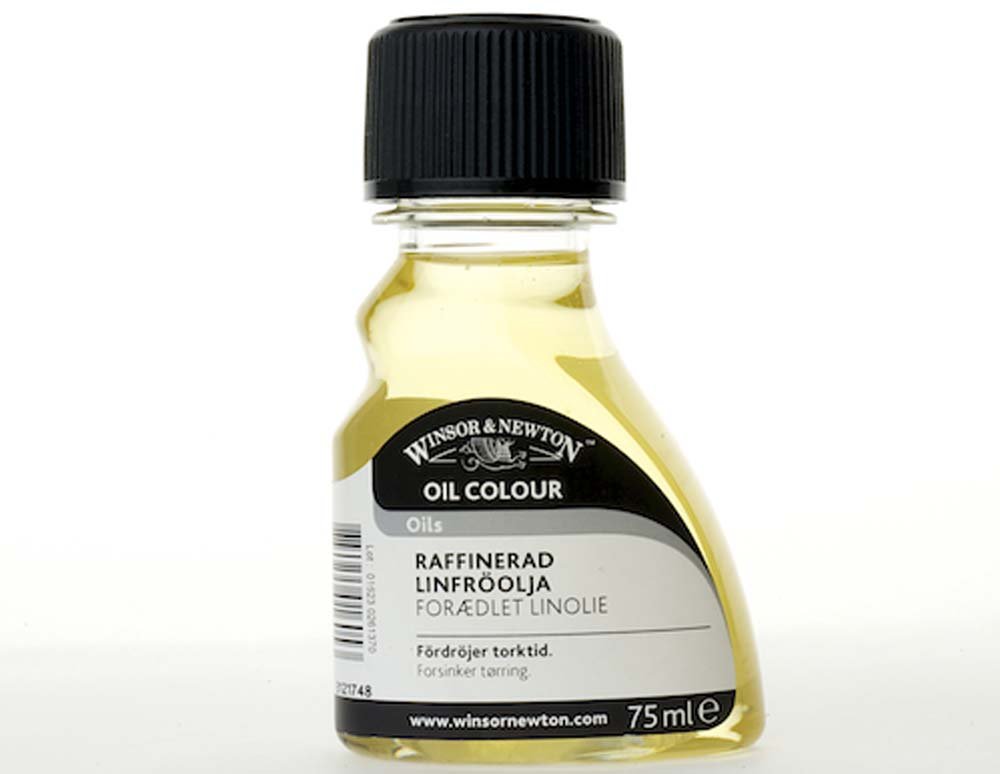 Raffineret Linolie W&N - 75 ml - Medium til oliemaling, Malermedium, Fernis og kunstner medier til kunstmaling