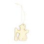 Julfigurer i tr� att h�nga - 12 st
