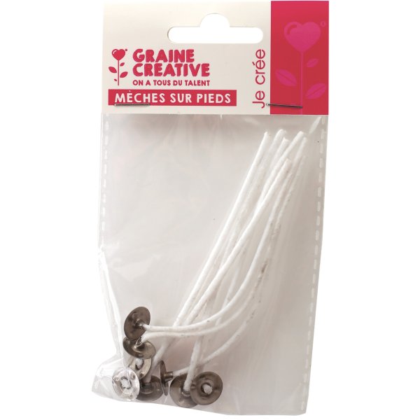 Veke för ljus 10 cm, 8-pack Veke för ljus 10 cm, 8-pack