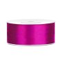 Satinband - Fuchsia - (Bredd: 25 mm) - 25 meter