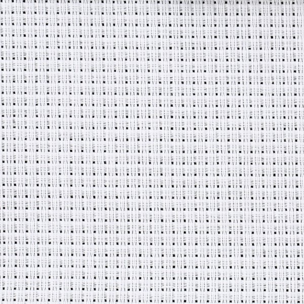 Aida broderiväv - vit - 50x50 cm, 43 rutor per 10 cm Aida broderiväv - vit - 50x50 cm, 43 rutor per 10 cm