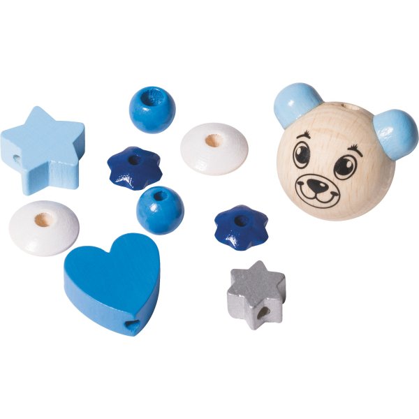 Tr�p�rlor blandade bl� nyanser 10-pack