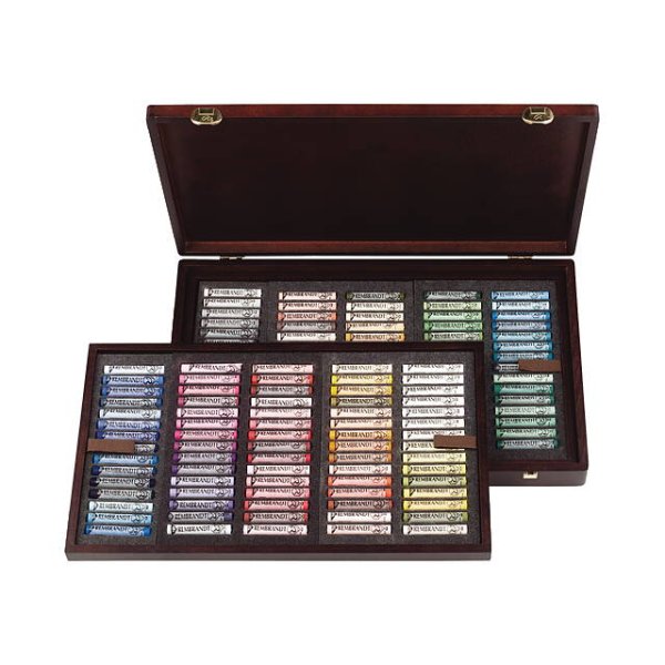 Soft Pastel Master Box i tr�skrin - 150 st