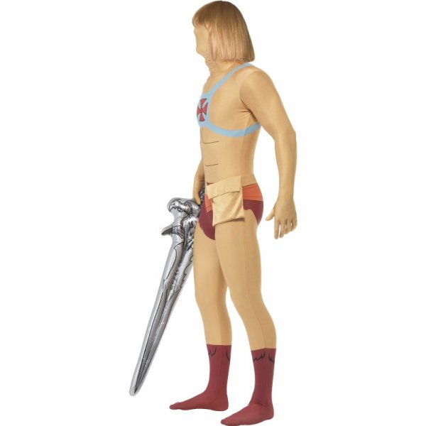 Second skin-dräkt, He-Man maskeraddräkt - Large Second skin-dräkt, He-Man maskeraddräkt - Large