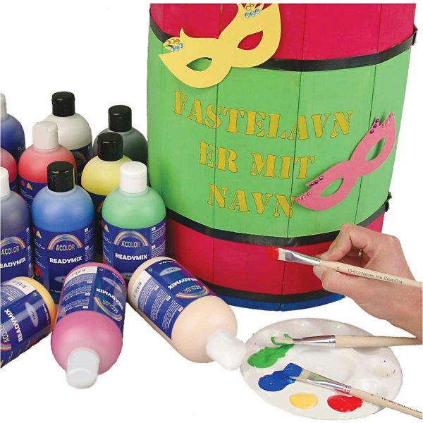 Skolfärg - Akryl - mixade färger - matt - 15 x 500 ml Skolfärg - Akryl - mixade färger - matt - 15 x 500 ml