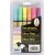 Deco tekstilpenne - 3 mm - neon farver - 6 stk