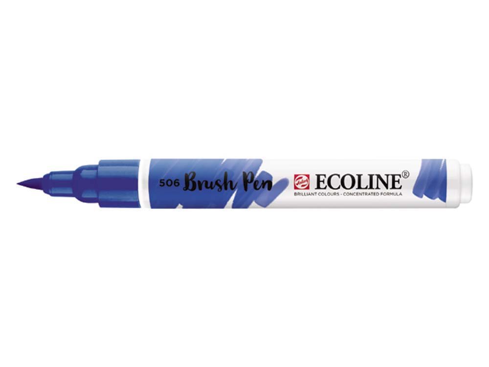 Ecoline Brushpen - Ultramarine Deep - Fiberpenne, Penne, Penne, kridt & tusch