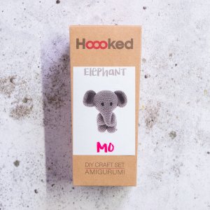 DIY h�kles�t elefant Eco Barbante taupe