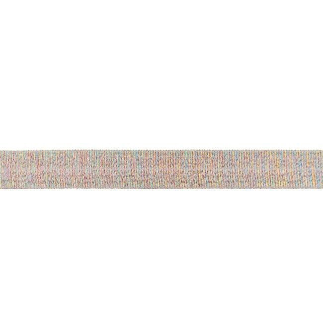 Mansjettstoff - Stretchy, glitter, fotokrom 2 cm - flerfarget - Linningsbånd, Klestoffer, Tekstiler