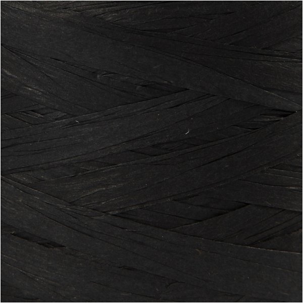 Raffia Pappersgarn - svart - 100 m Raffia Pappersgarn - svart - 100 m