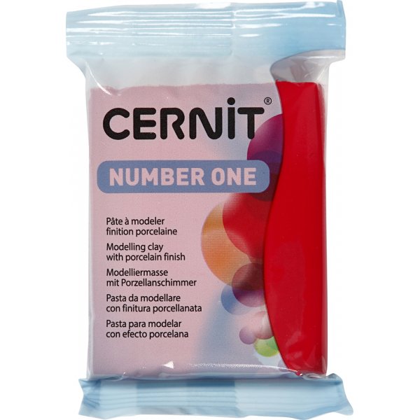 Cernit - julröd (463) - 56 g Cernit - julröd (463) - 56 g