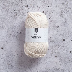 Soft Cotton garn 50 g Ubleget