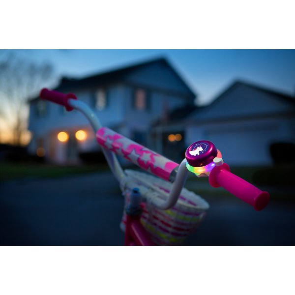 Cykelklocka LED barn flerfärgad med ljus Cykelklocka LED barn flerfärgad med ljus