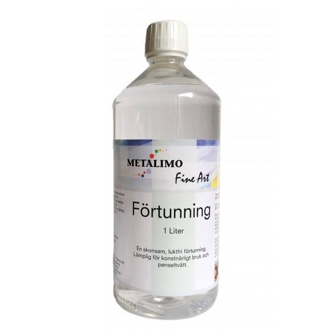 Fine Art Fortynder 222 - 1000 ml - Medium til oliemaling, Malermedium, Fernis og kunstner medier til kunstmaling