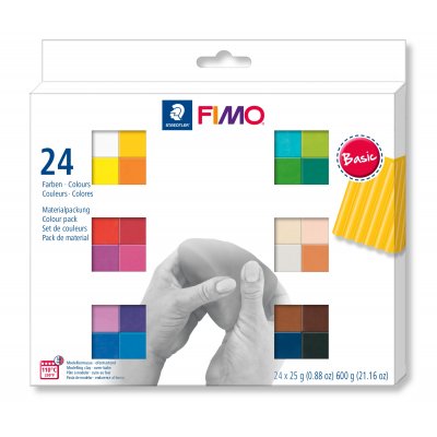 Modellera Fimo Soft Set 24x1/2 - Basic