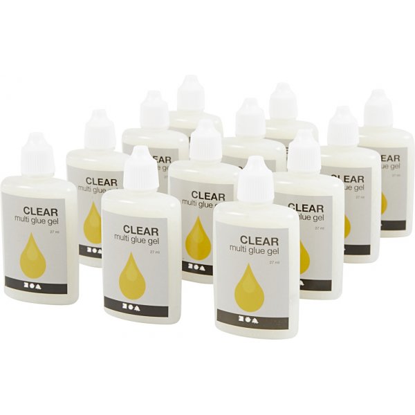 Clear Multi Glue Gel - 12 x 27 ml Clear Multi Glue Gel - 12 x 27 ml