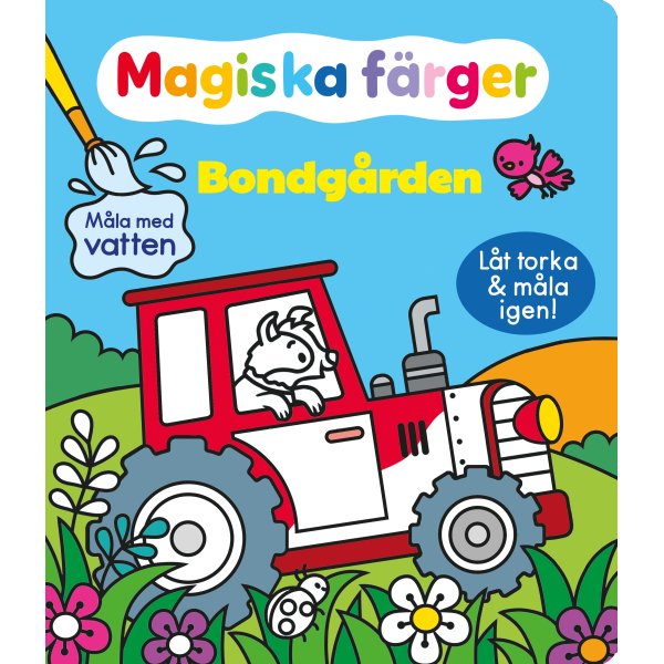 Magiske farger gårdshus - gjenbrukbar fargeleggingsbok med vann Magiske farger gårdshus - gjenbrukbar fargeleggingsbok med vann