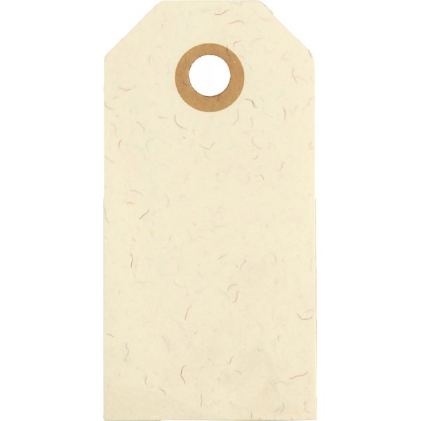 Manillamärken - cream - 4 x 8 cm - 20 st Manillamärken - cream - 4 x 8 cm - 20 st