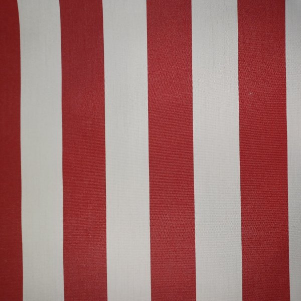 Vaxduk textil randig r�d 140 cm