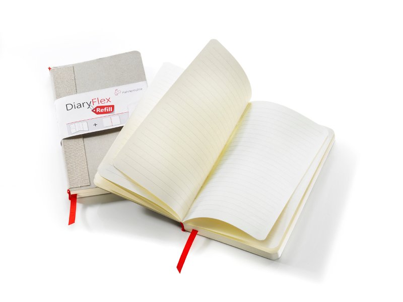Skitsebog Hahnemühle Refill Diaryflex Linjeret 100 g - 18,2 x 10,4 cm - Tegneblok, Blok