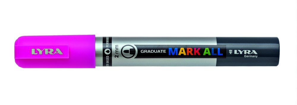 Mark All 2 mm Neon Pink - Lyra Mark All, Markers, Penner, Penner, fargestifter og blekk