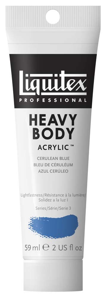 Akrylfärg Heavy Body Liquitex 59 ml - 164 Cerulean blue - Akrylfärger, Konstnärsfärger