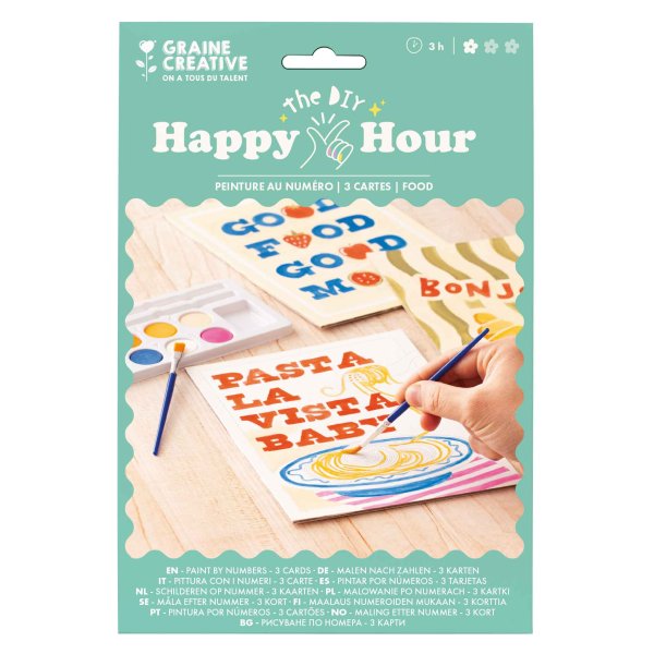 M�la efter nummer Happy Hour - Food, 3 kort