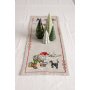 Broderingskit tomte och katt - l�pare 20x55 cm
